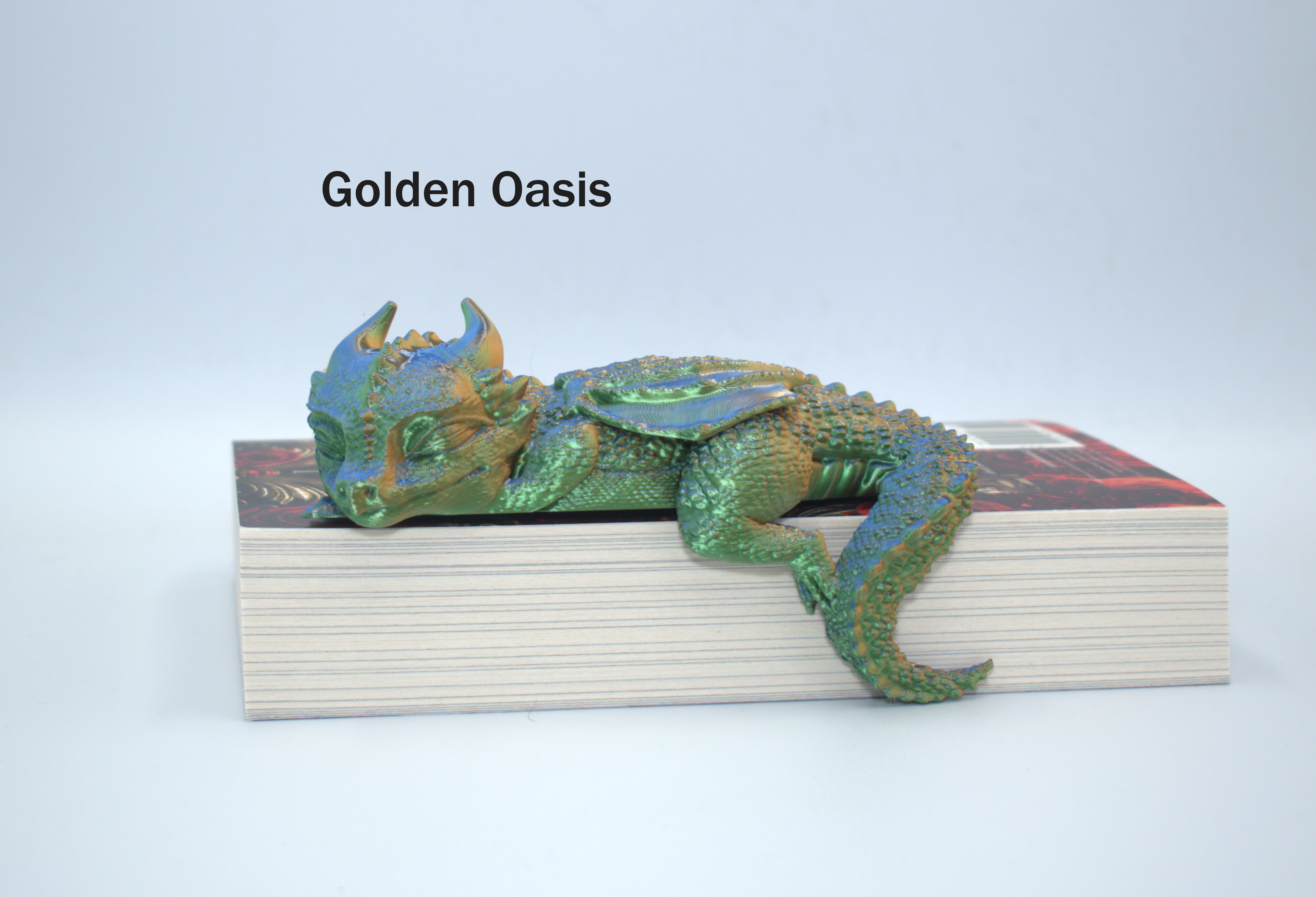 Sleeping Dragon Book Shelf Topper