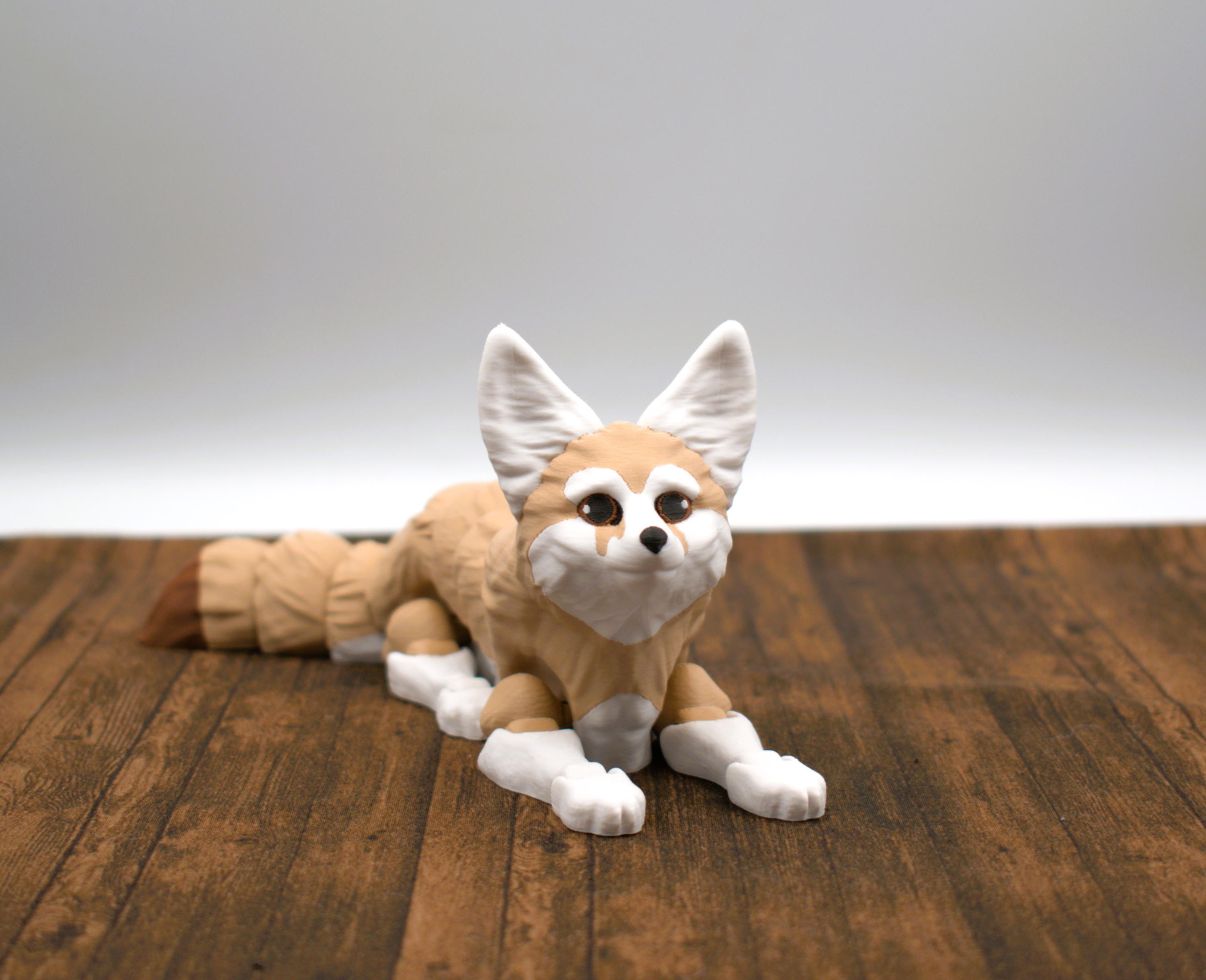 Articulated Fennec Fox Fidget Toy