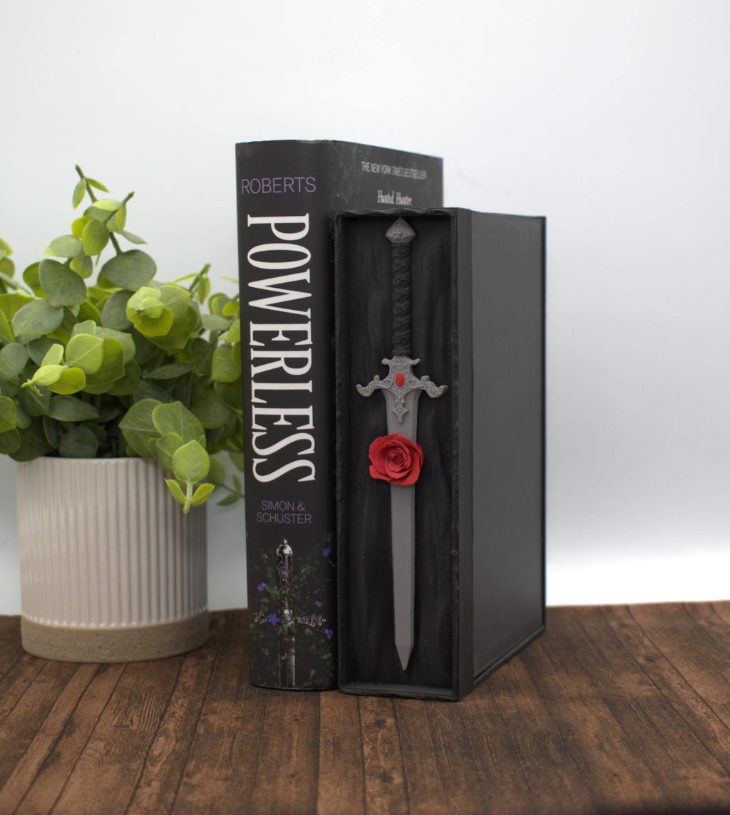 Rose and Dagger Book Nook with Hidden Storage